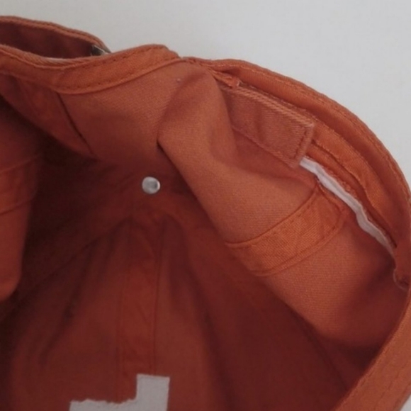 Texas adjustable baseball hat orange with State of Texas Embordered in white new - Picture 10 of 13